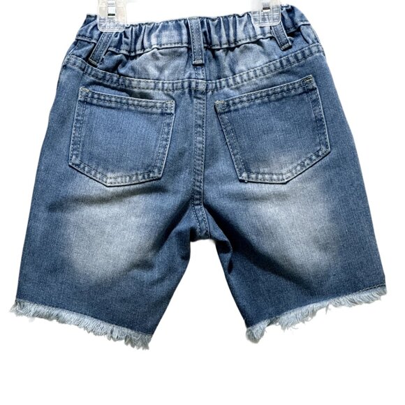 Girls Distress Denmin Jean Shorts 4Y - Picture 2 of 2